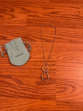 Tiffany & Co. sterling silver Frank Gehry Torque pedant necklace